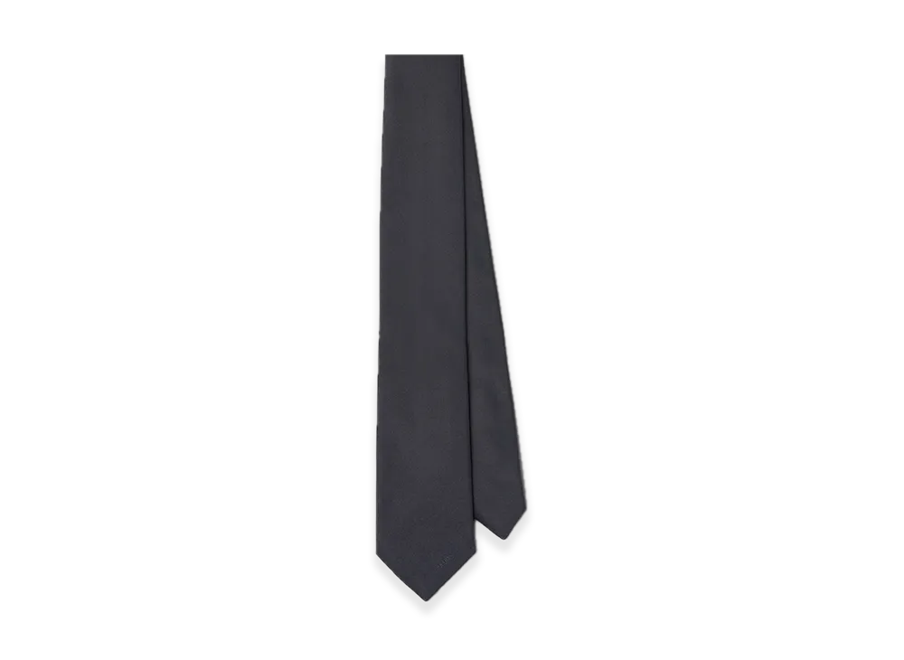 PRADA Satin Tie "Gray"