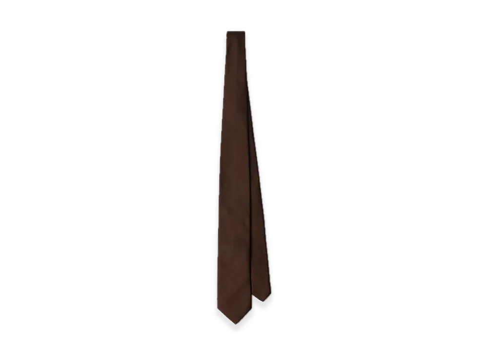 PRADA Satin Tie "Dark Brown"