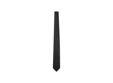 PRADA Re-Nylon Logo Tie. "Black"