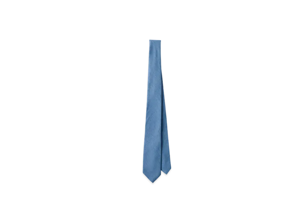 PRADA Cotton Tie "Light Blue"