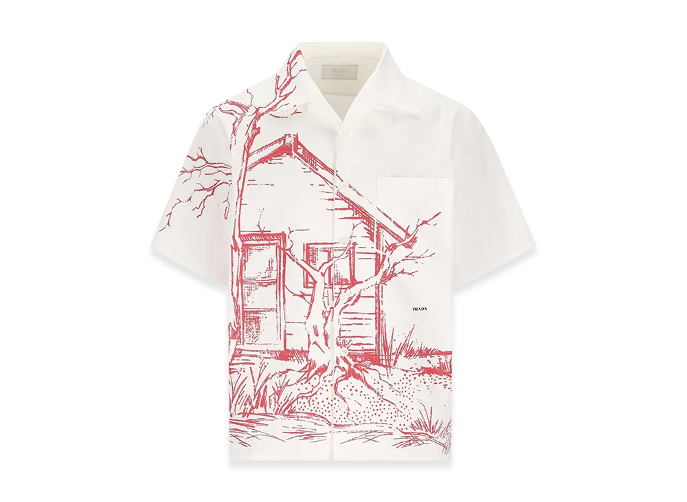PRADA Short Sleeve Shirt "Multicolor"