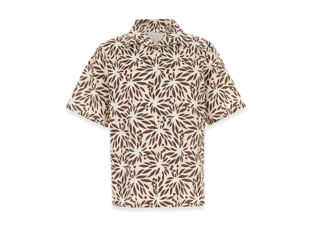 PRADA Cotton Short Sleeve Shirt "Multicolor"