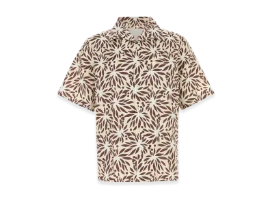 PRADA Cotton Short Sleeve Shirt "Multicolor"