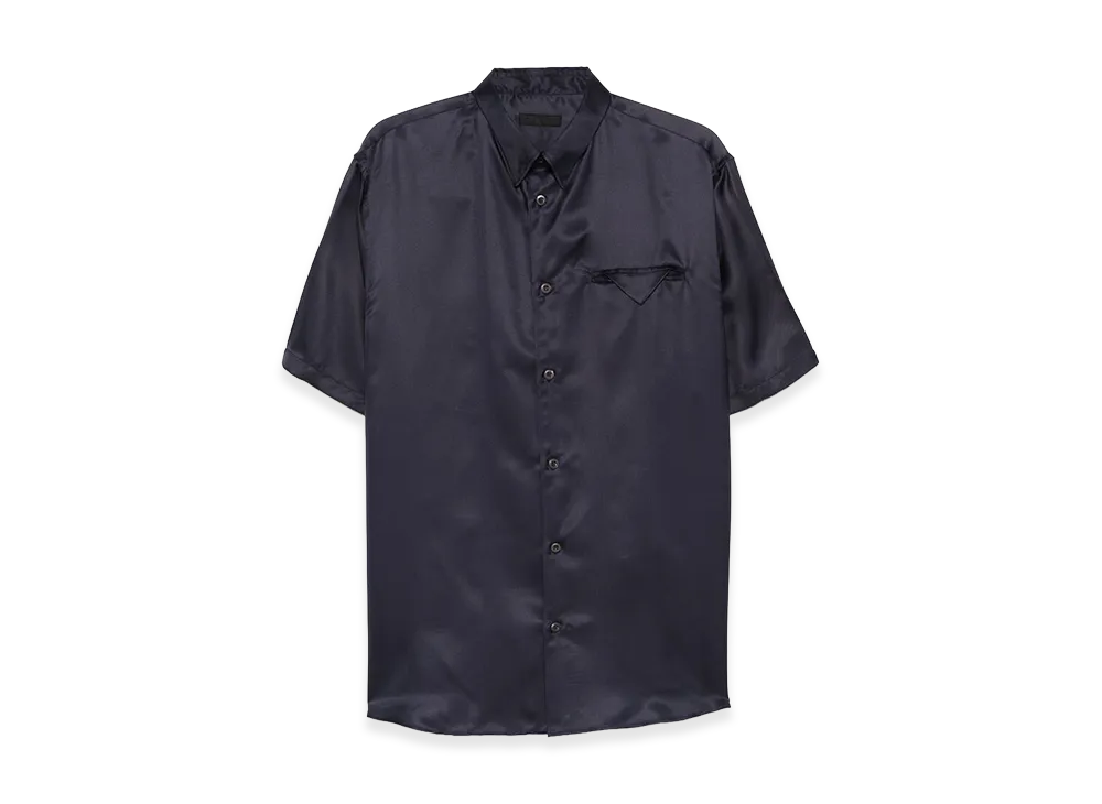 PRADA Satin Shirt "Blue"
