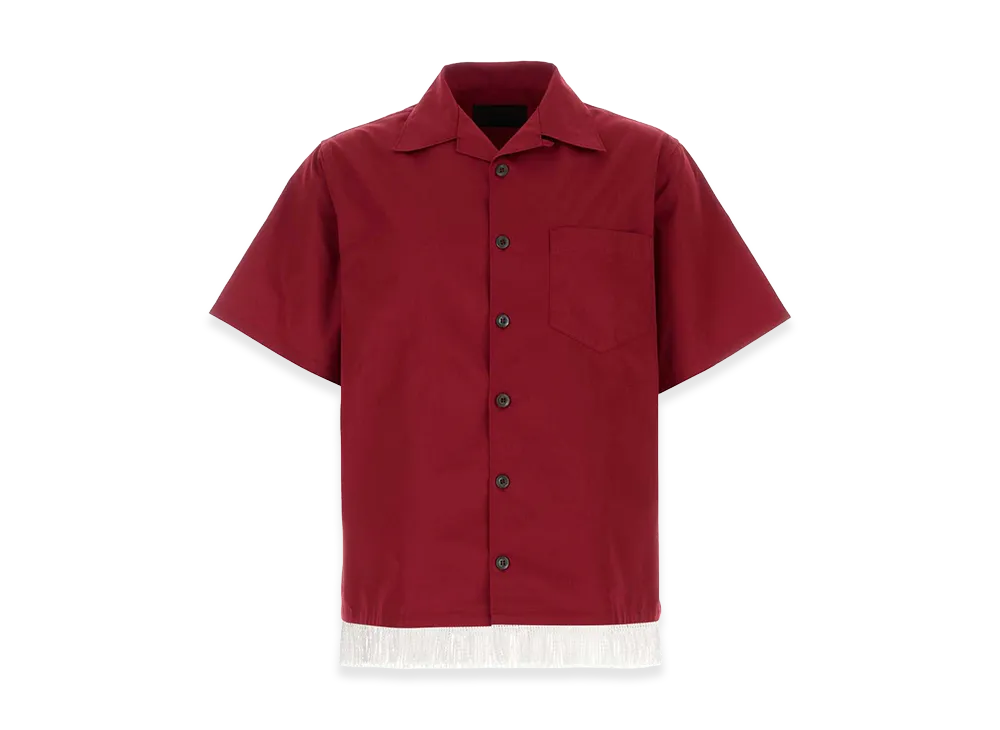 PRADA Poplin Shirt "Red"