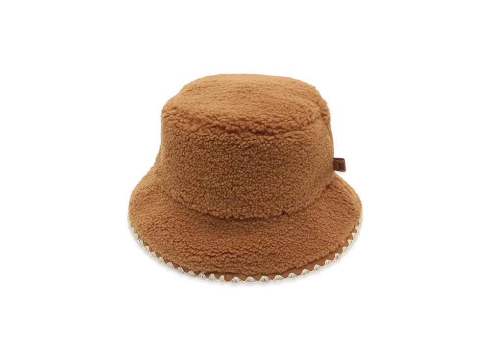 UGG Fluff Scalloped Hat "Beige"