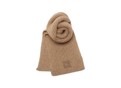 UGG Muffler Chunky Rib Scarf "Beige"