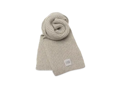 UGG Muffler Chunky Rib Scarf "Gray"