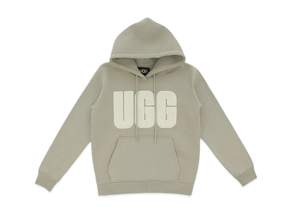 UGG Sweat Lay Fluff Logo Hoodie "Green"