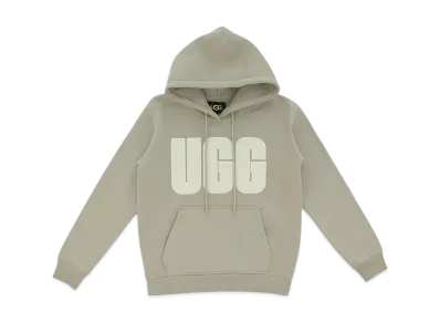 UGG Sweat Lay Fluff Logo Hoodie "Green"