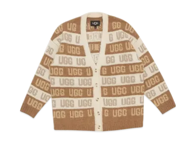 UGG Cardigan Bolero Graphic Logo Cardigan "Beige"