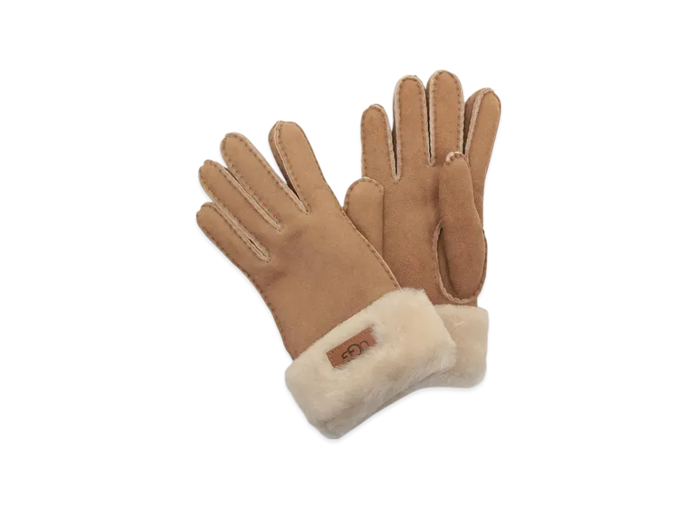 UGG Gloves Cuff Gloves Sheepskin "Beige"