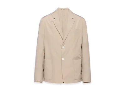 PRADA Single-Breasted Cotton Jacket "Cord"