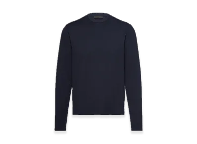 PRADA Stretch Cotton Tee "Navy"