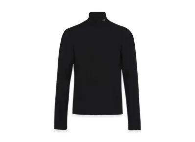 PRADA Stretch Cotton Turtleneck "Black"