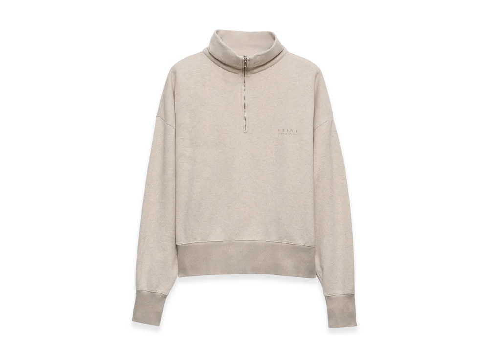 PRADA Long-Sleeved Cotton Polo Shirt "Natural"