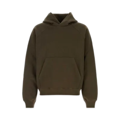 PRADA Cotton Fleece Hoodie "Selva Green"
