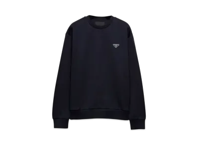 PRADA Men's Technical Cotton Sweatshirt "Navy"