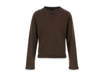 PRADA Cotton T-Shirt "Brown"
