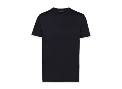 PRADA Cotton Jersey T-Shirts (3 Pack) "Black"