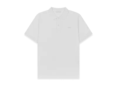 PRADA Pique Polo Shirt "White"