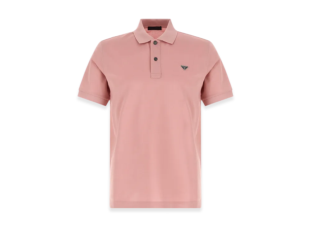 PRADA Logo Polo Shirt "Pink"