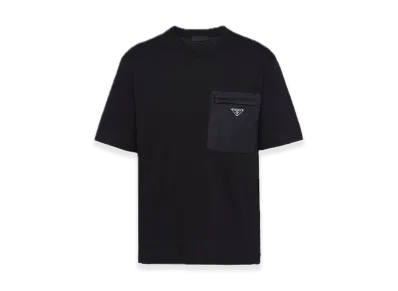 PRADA Re-Nylon x Jersey Tee "Black"