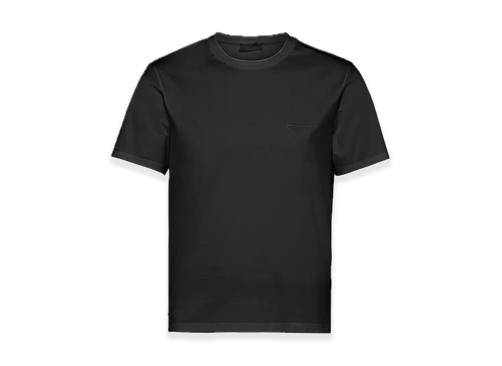 PRADA Stretch Cotton Tee "Black"