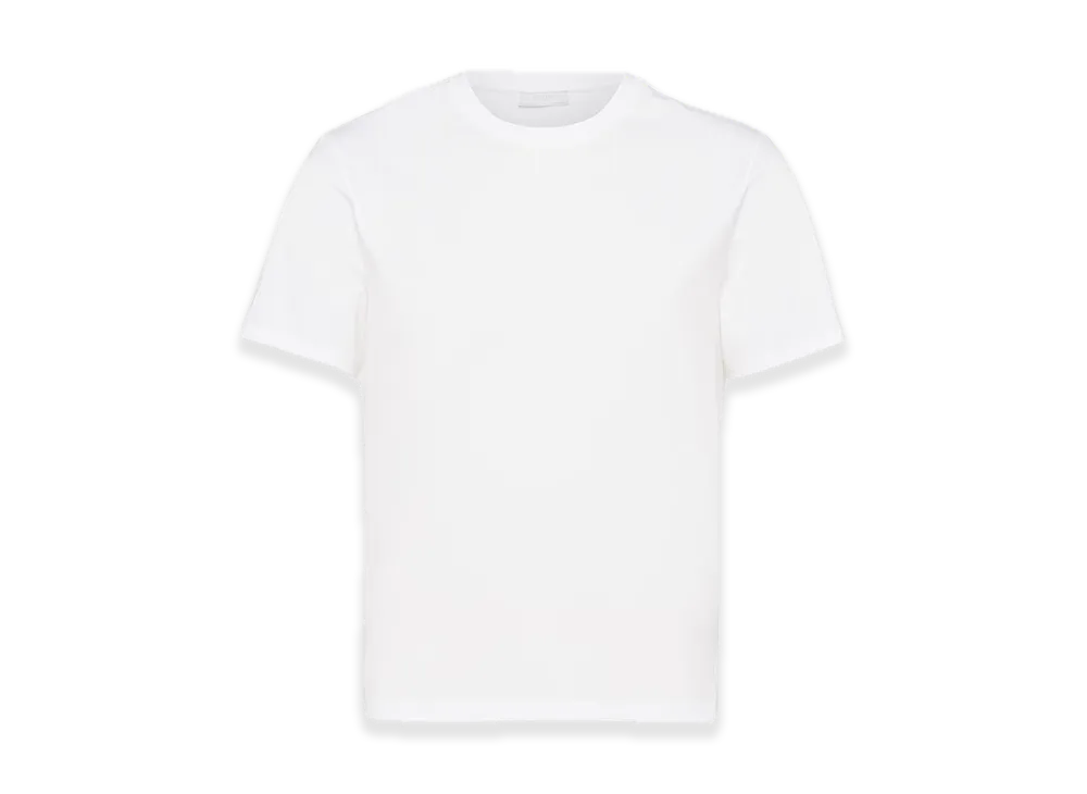 PRADA Stretch Cotton Tee "White"