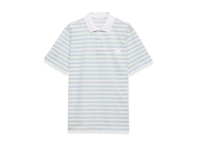 PRADA Embroidered Piquet Polo Shirt "Stripped"