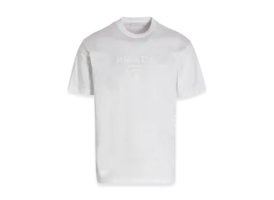 PRADA Embroidery Logo T-Shirt "White"