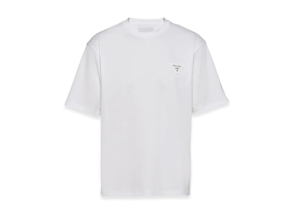 PRADA Cotton T-Shirt "White"
