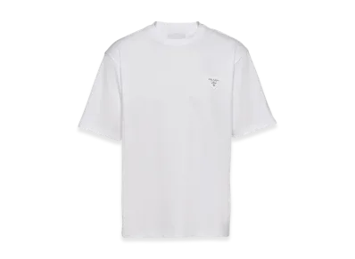 PRADA Cotton T-Shirt "White"