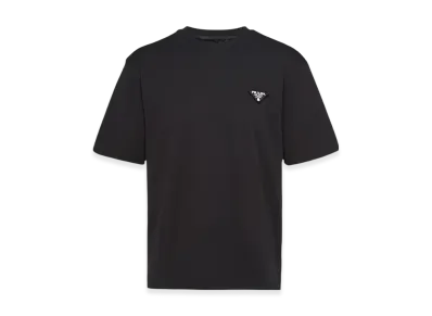 PRADA Cotton T-Shirt "Black"