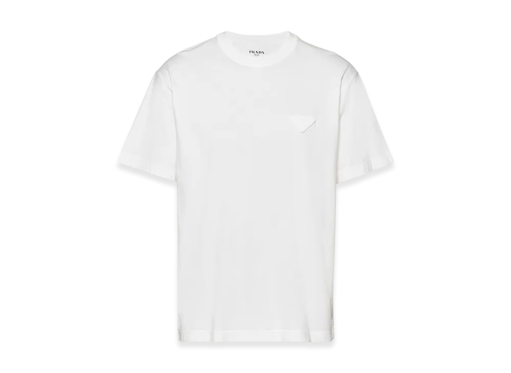 PRADA Cotton T-Shirt "White"