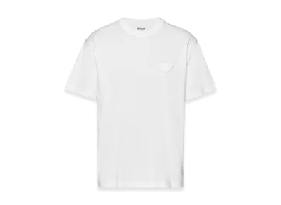 PRADA Cotton T-Shirt "White"