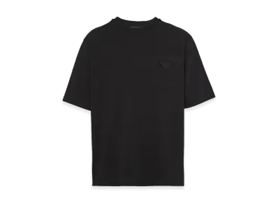 PRADA Oversized Cotton T-Shirt "Black"