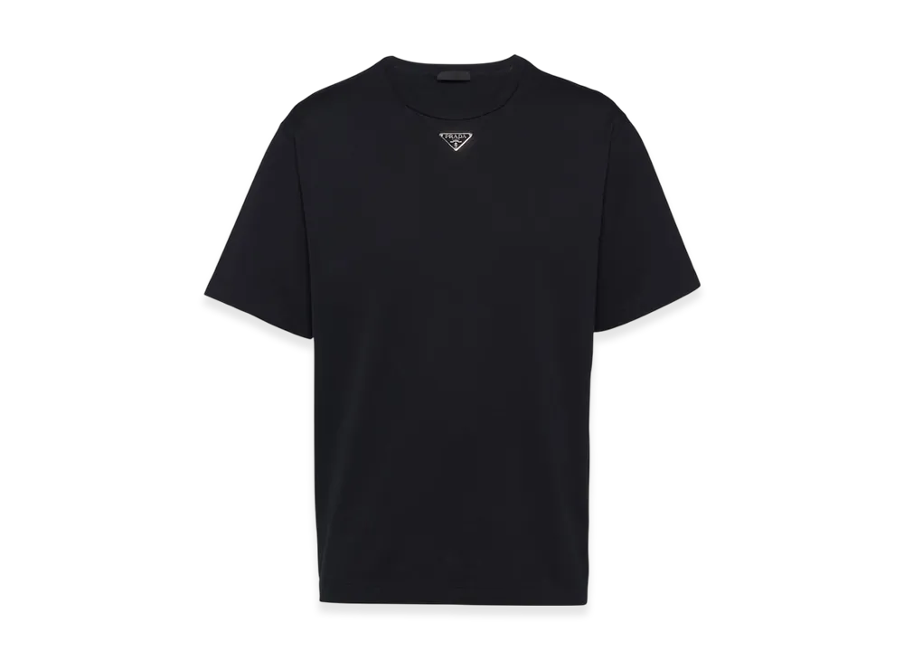 プラダ コットンTシャツ "ブラック" UJN861_240_F0002
