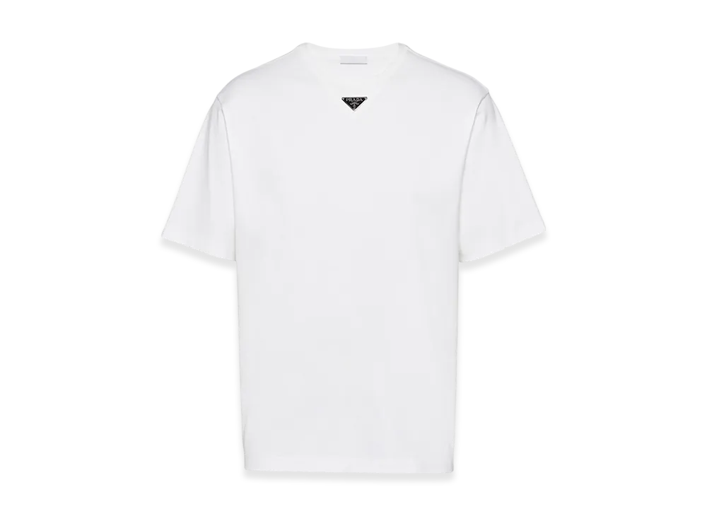 PRADA Cotton T-Shirt "White"