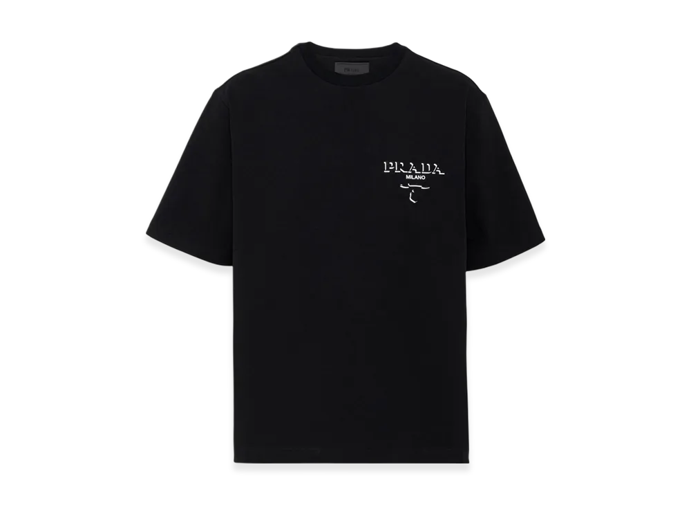 PRADA Contton T-Shirt "Black"