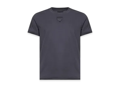 PRADA Graphite Cotton T-Shirt "Grey"