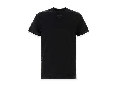 PRADA Cotton T-Shirt "Black"