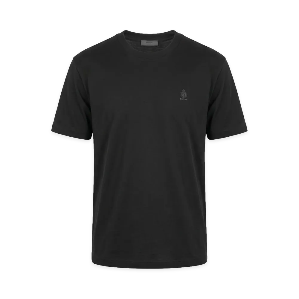 PRADA Cotton T-shirt "Black"