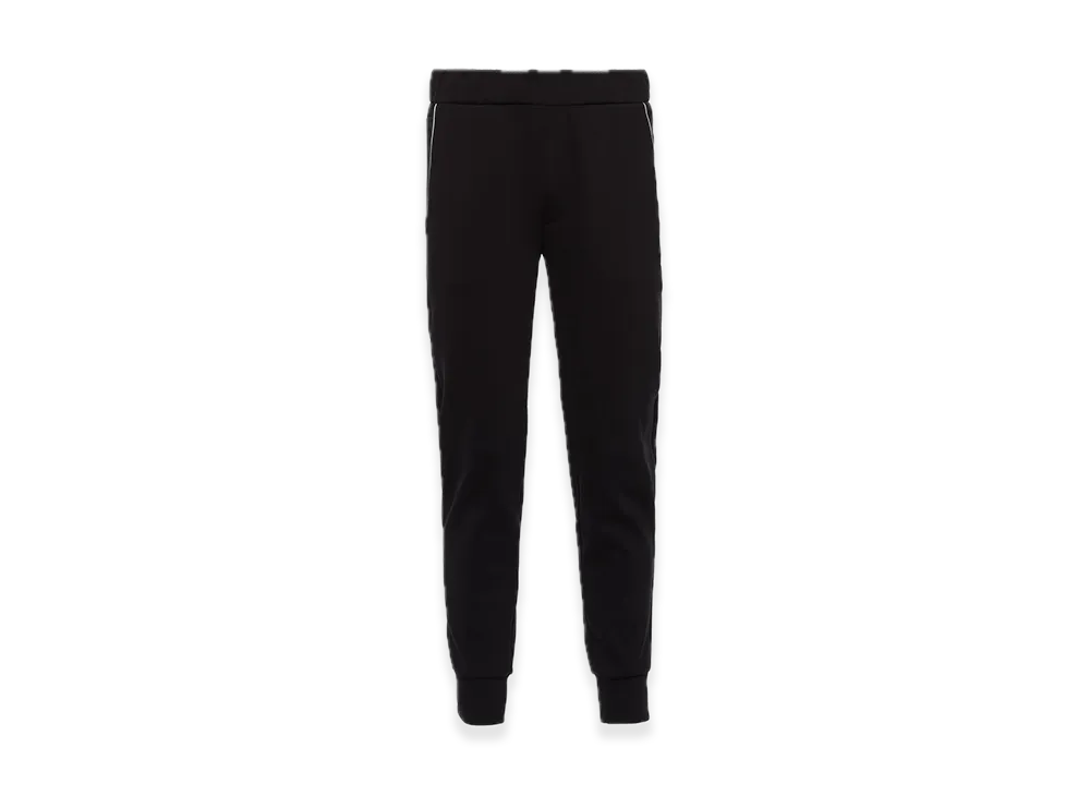 プラダ リナイロンディテール スウェットパンツ "ブラック/ホワイト" UJP207_118V_F0967_S_231