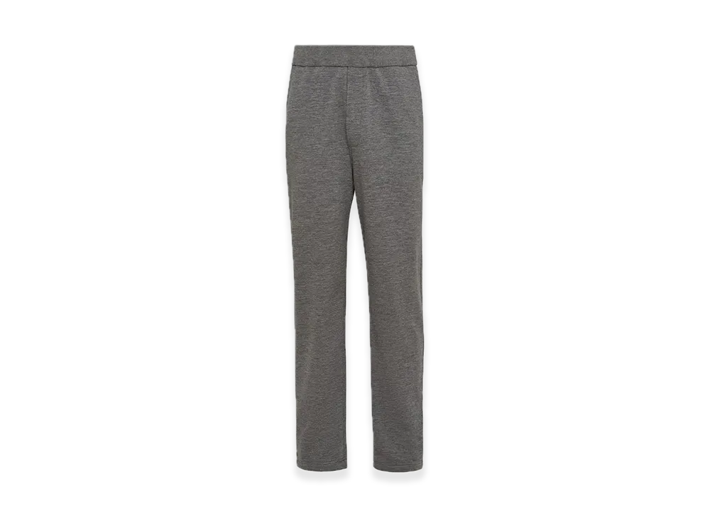 PRADA Cotton Fleece Pants "Gray"
