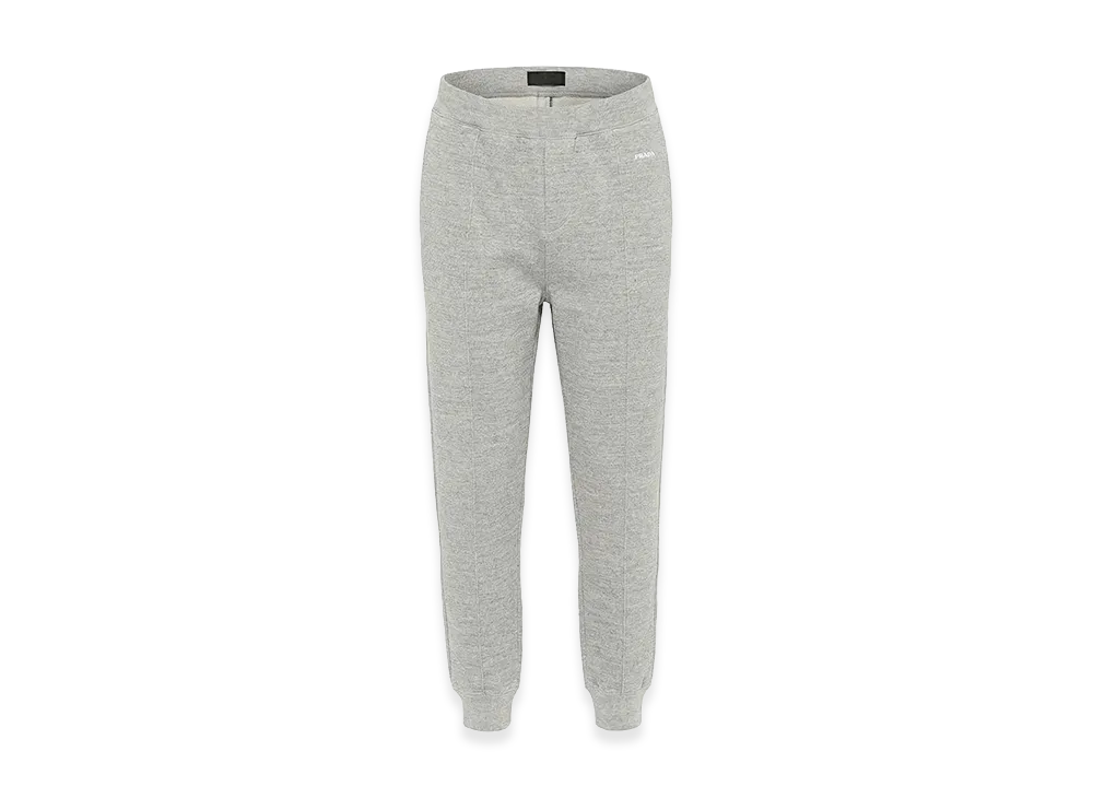 PRADA Cotton Fleece Pants "Gray"