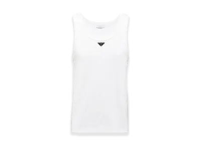 PRADA Cotton Tank Top "White"