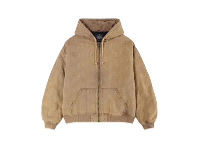 Unknown London Oversized Un Monogram Cargo Jacket "Brown"