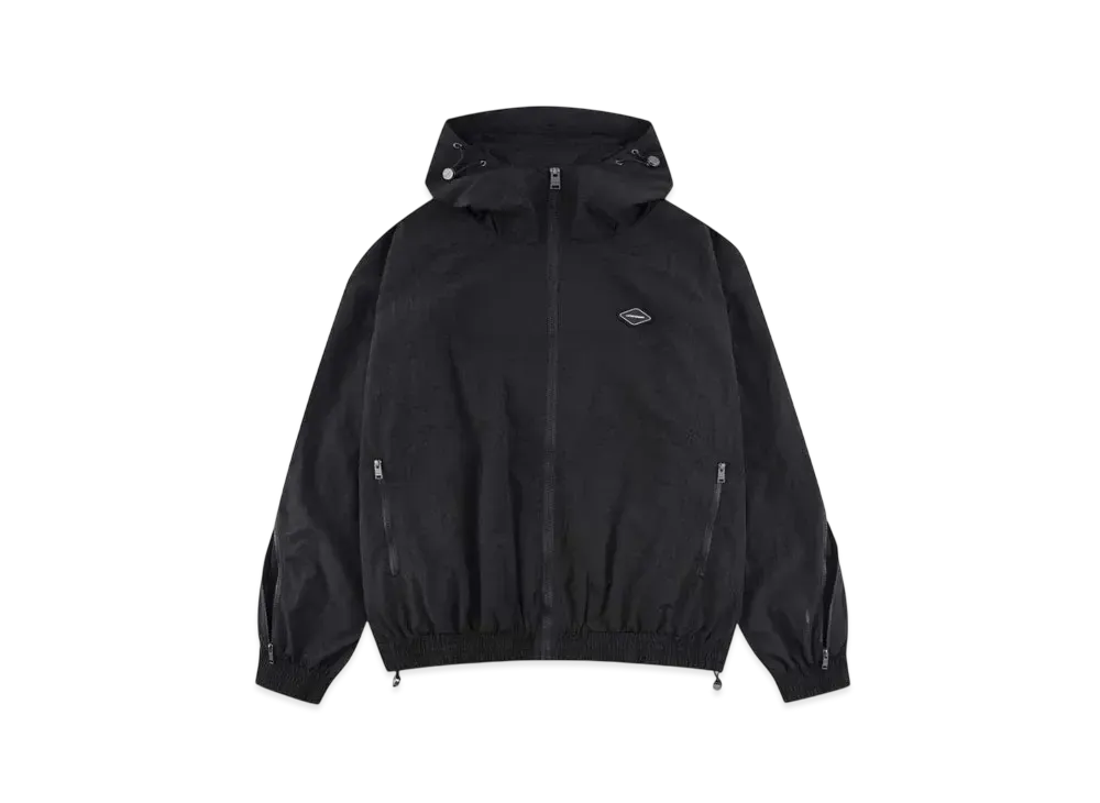 Unknown London Tonal Zip Track Jacket "Black"