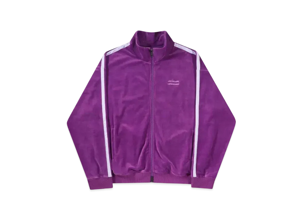 Unknown London Velour Track Jacket "Purple"